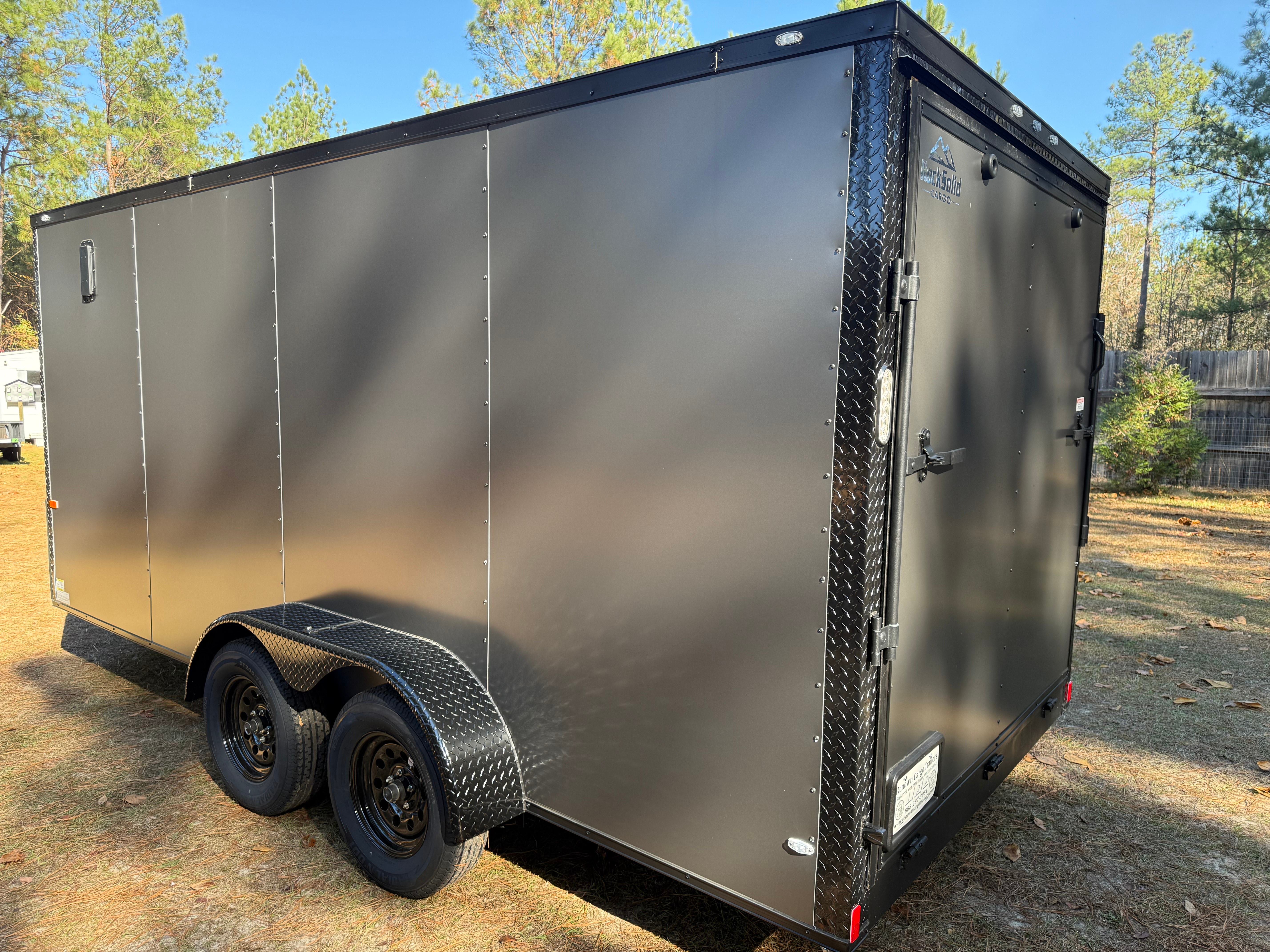7x16 Rock Solid Enclosed Cargo Trailer rental view 4