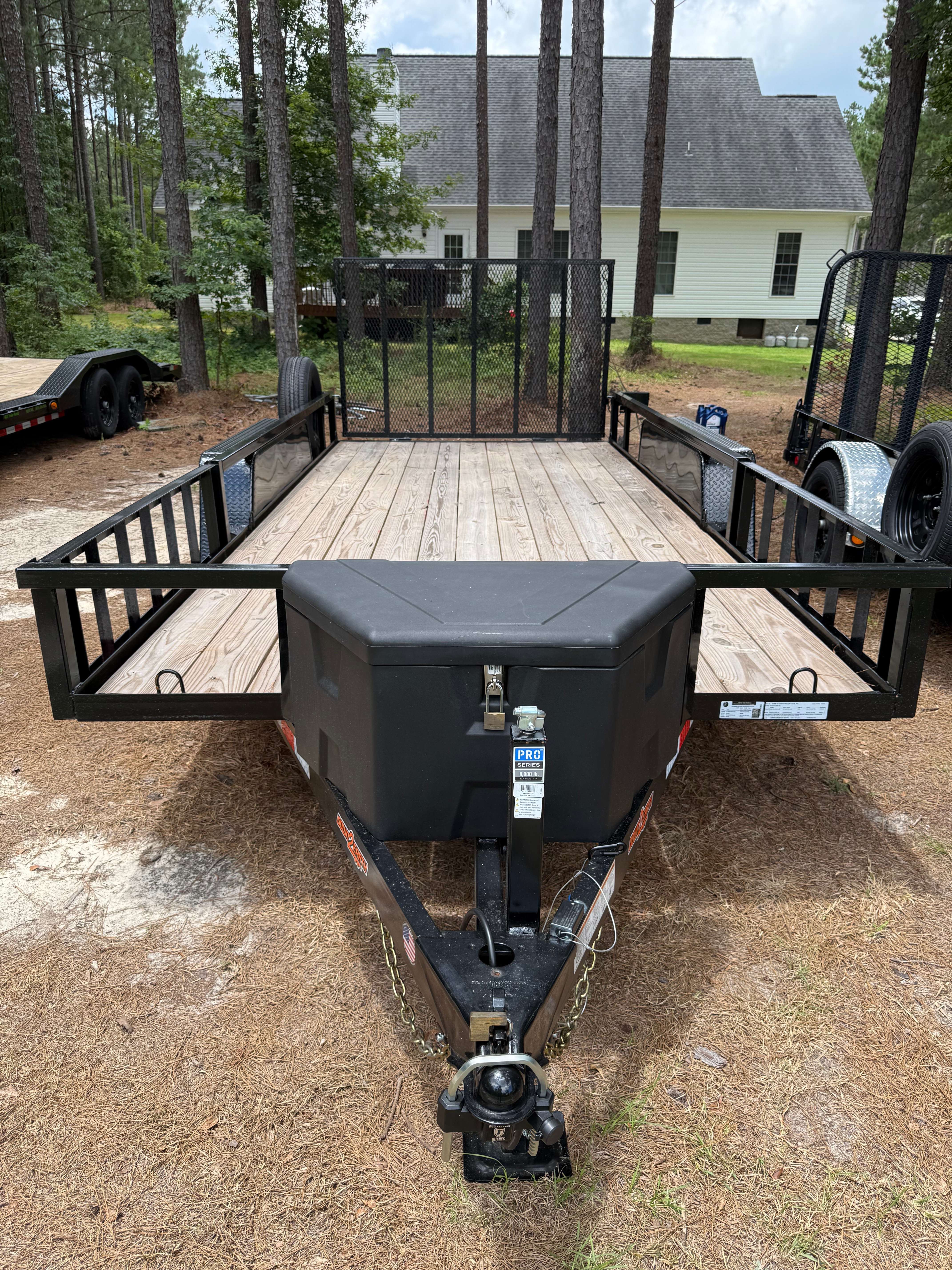 7x16 Down to Earth Utility Trailer rental view 3