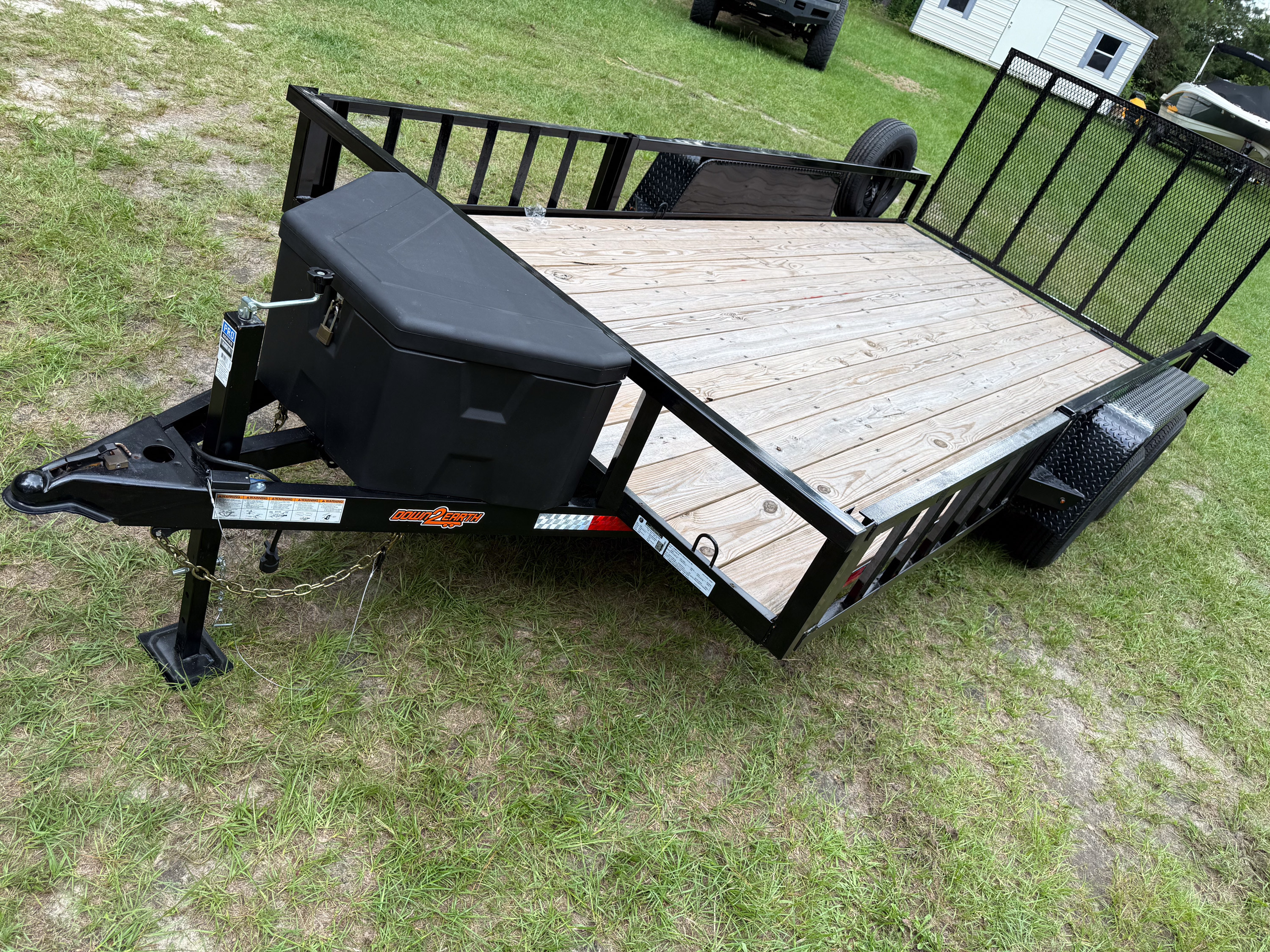 7x16 Down to Earth Utility Trailer rental view 4
